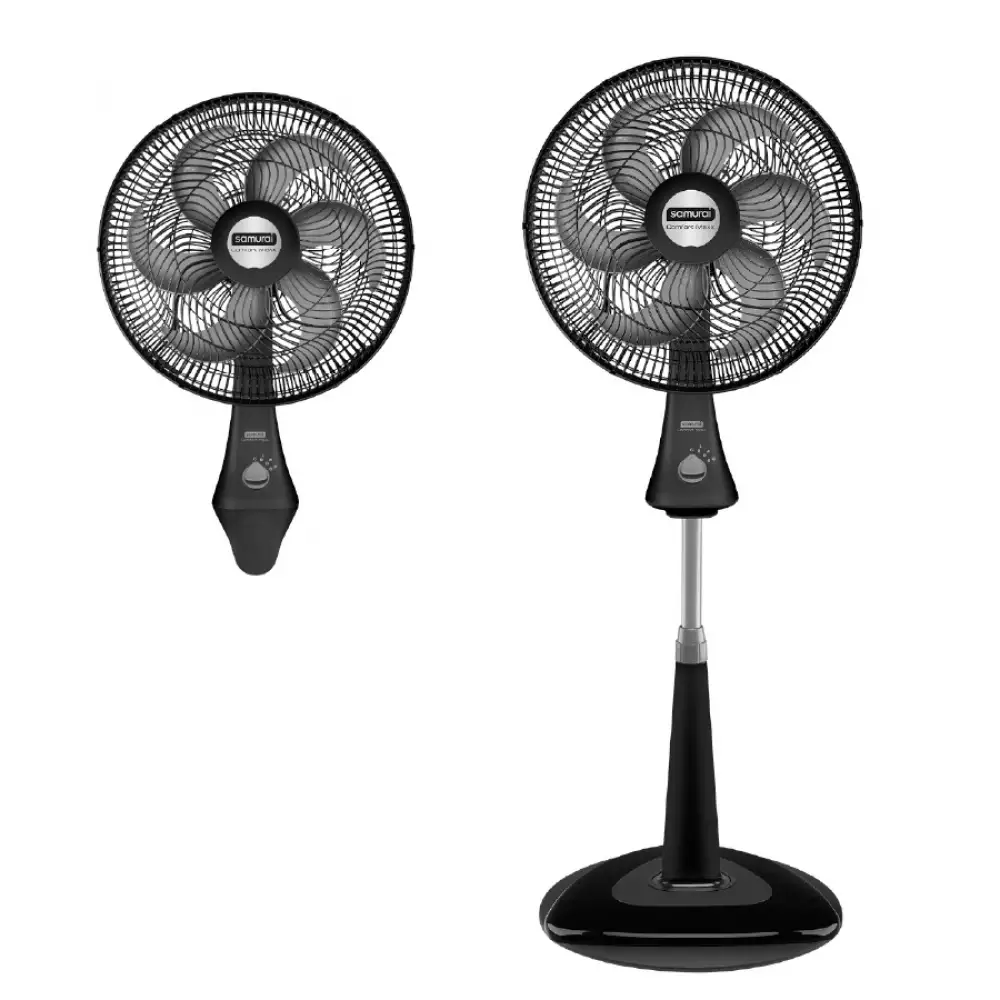 Ventilador Samurai Comfort Maxx 2en1 Negro