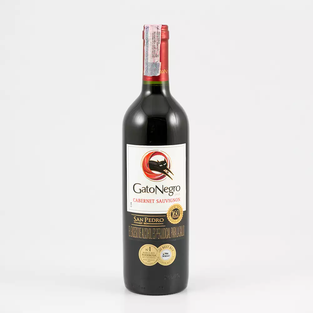 Vino Tinto Gato Negro Cabernet Sauvignon 750 Ml 100207