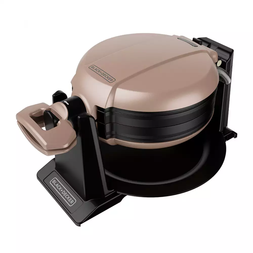 Waflera Giratoria Black+ Decker Prepara 2 Waffles