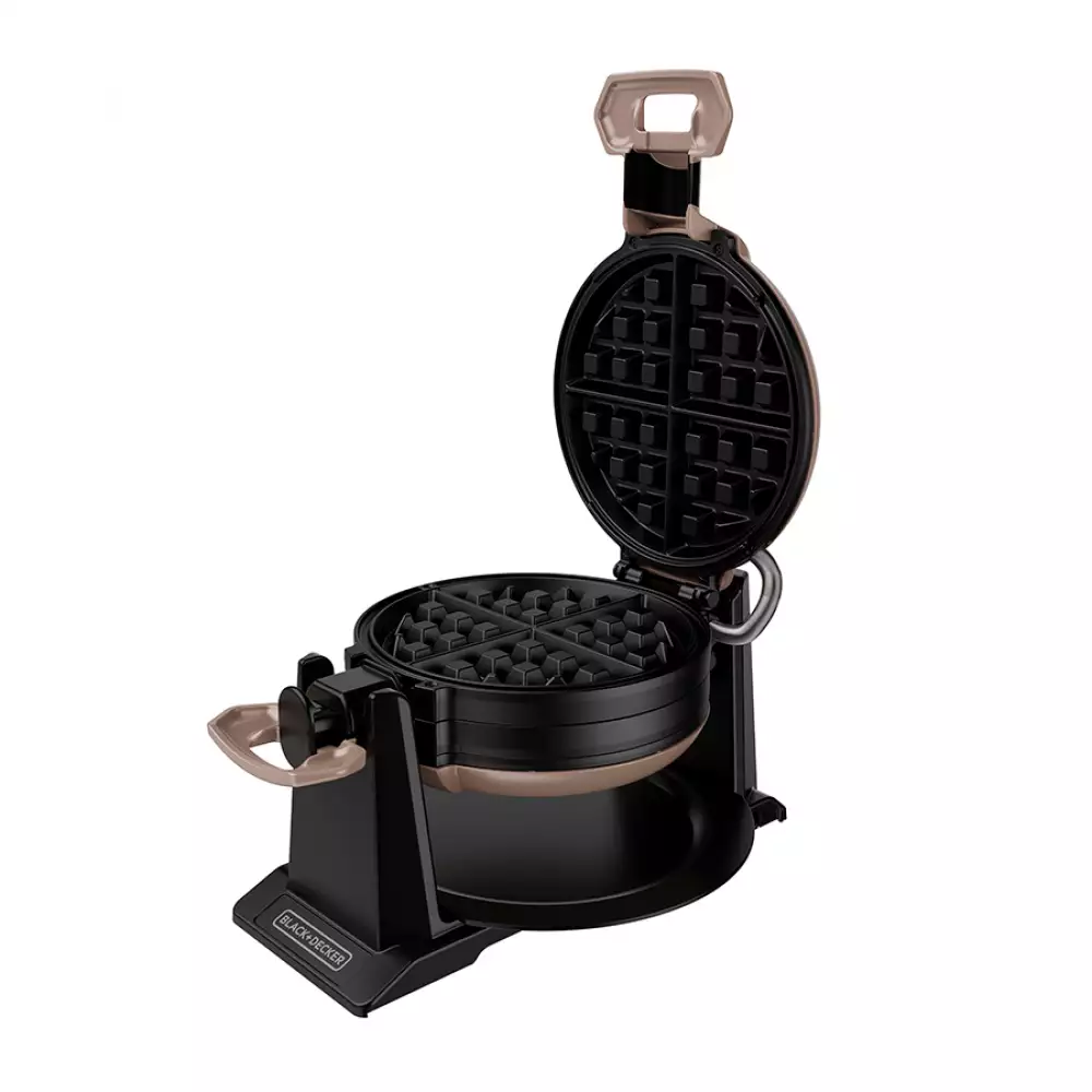 Waflera Giratoria Black+ Decker Prepara 2 Waffles
