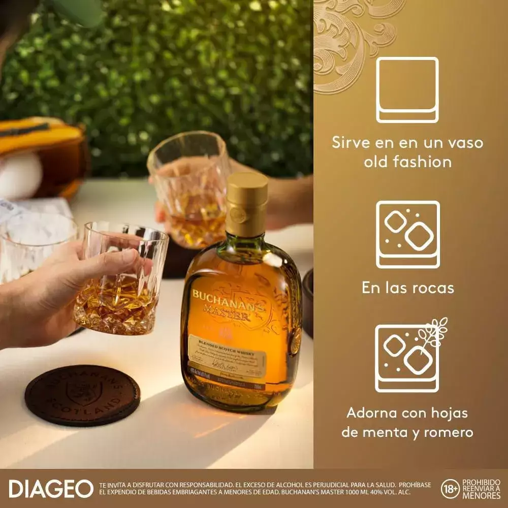 Whisky Buchanans Master 1000ml