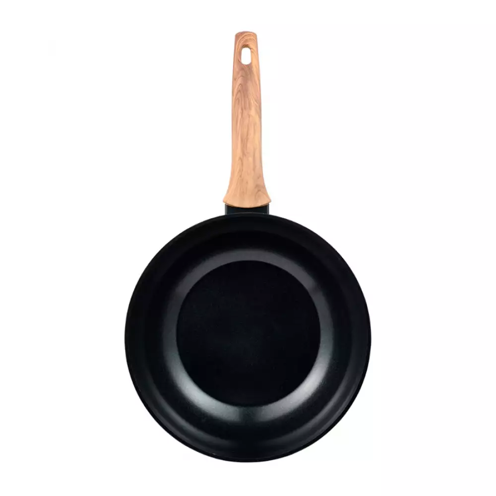 Wok Bergner Fusion 26Cm Negro Aluminio Forjado Bg35754Bkk