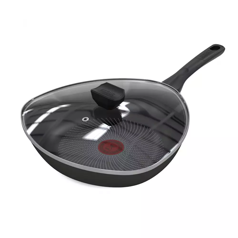 Wok Con Tapa Imusa Hardtitan 30Cm Negro Antiadherente 5861034645