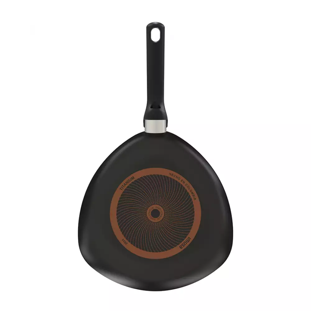 Wok Con Tapa Imusa Hardtitan 30Cm Negro Antiadherente 5861034645