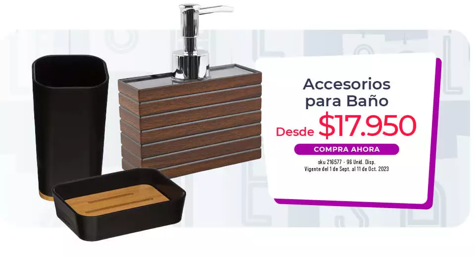 accesorios para baño