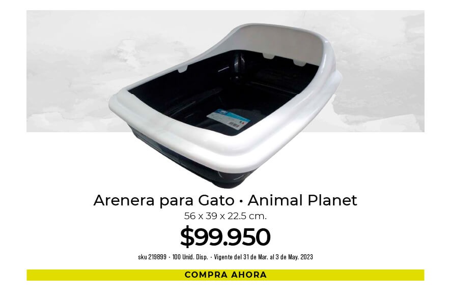arenera para gato