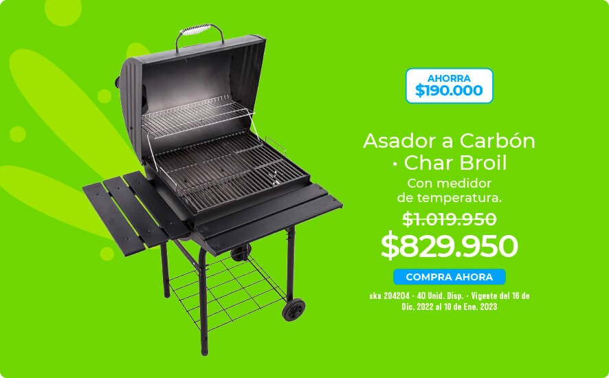 asador a carbón