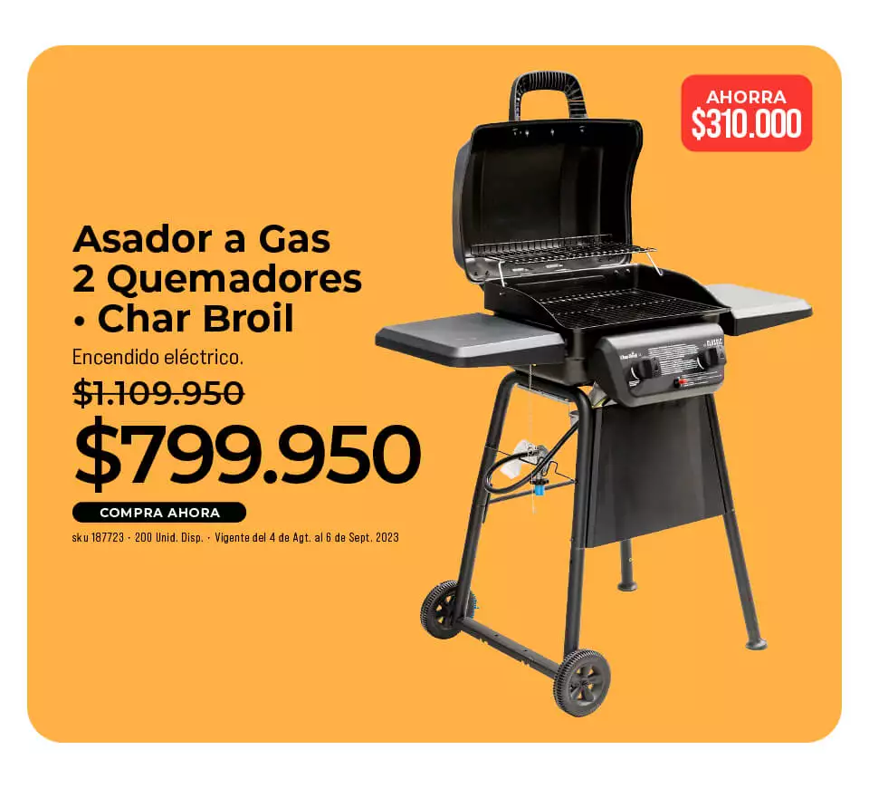 asador a gas