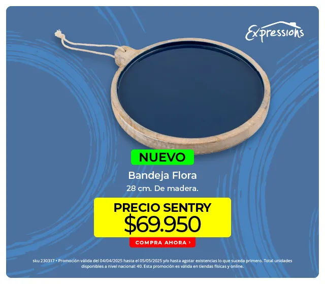bandeja flora