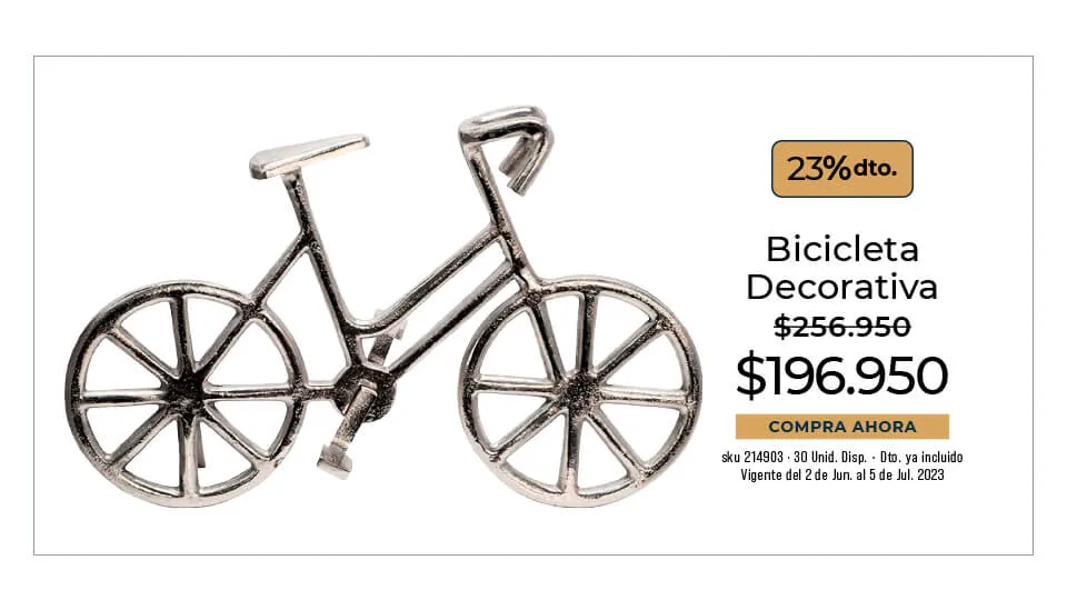 bicicleta decorativa