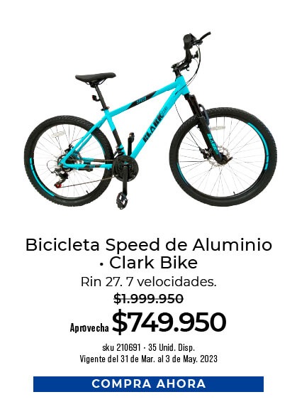 bicicleta speed de aluminio