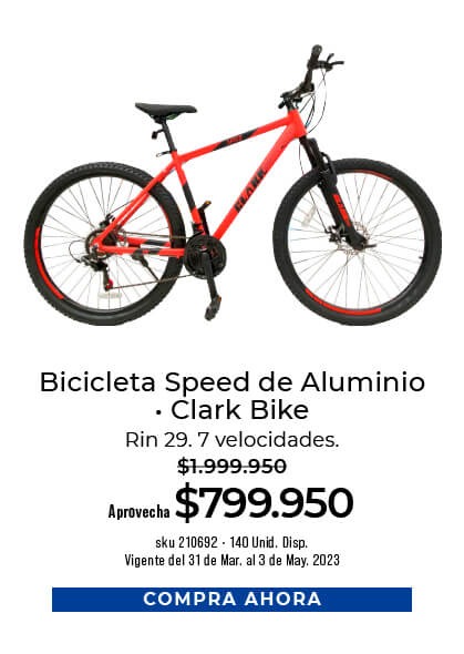 bicicleta speed de aluminio