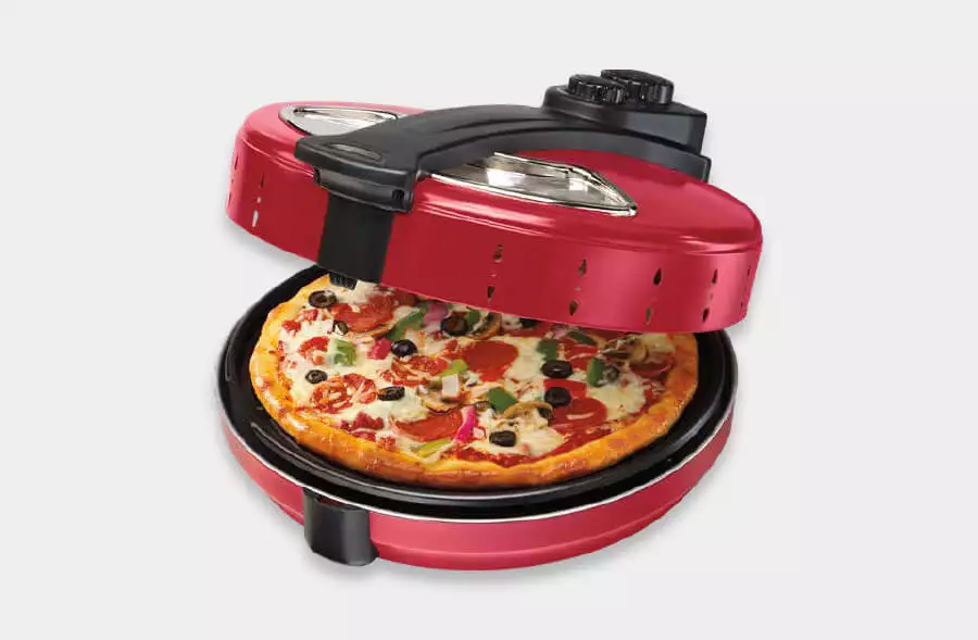 máquina para preparar pizza