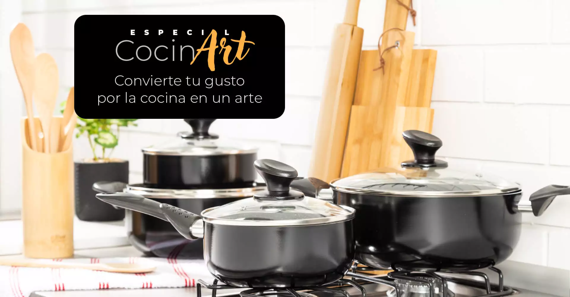 Convierte el gusto de la cocina en un arte