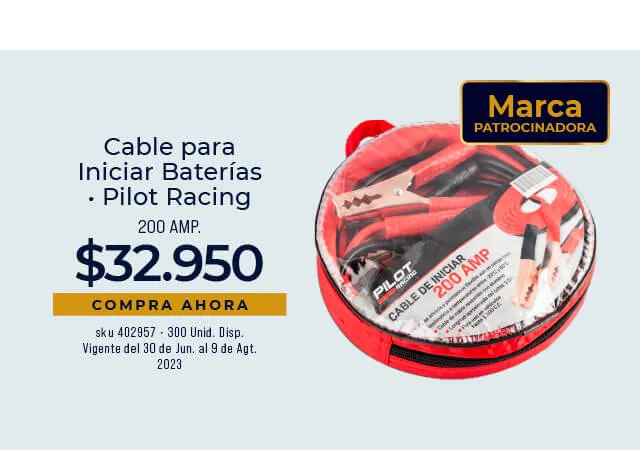 cable para iniciar baterias