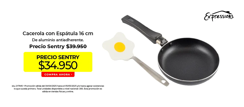 cacerola con espátula 16cm