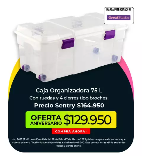 caja organizadora 75L
