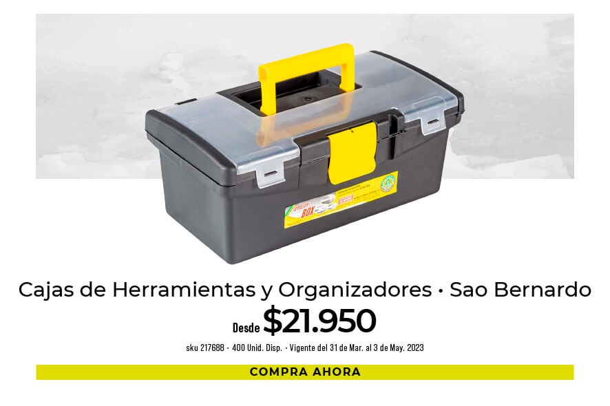 cajas de herramientas o organizadores