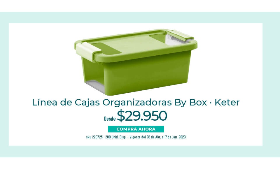 línea de cajas organizadoras by box