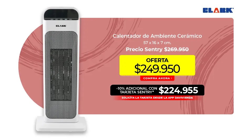 calentador de ambiente cerámico