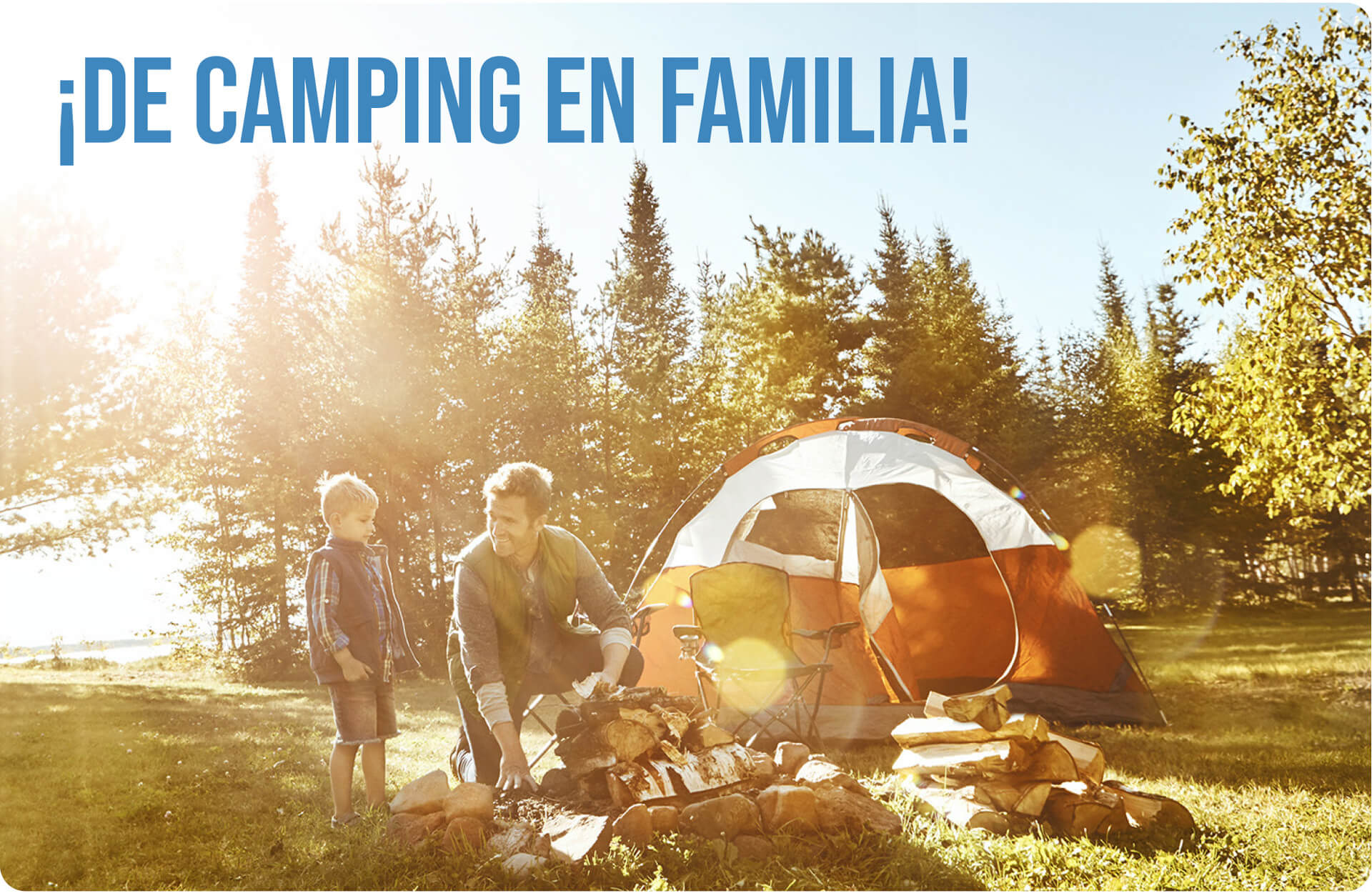 Camping en familia