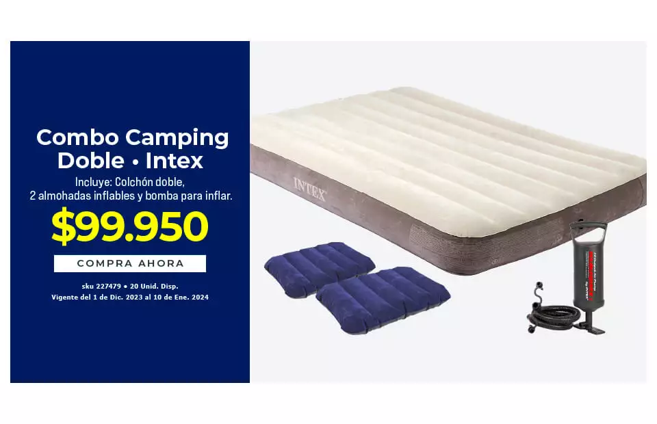 combo camping doble