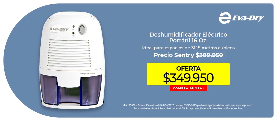 Deshumificador eléctrico portatil 16 OZ