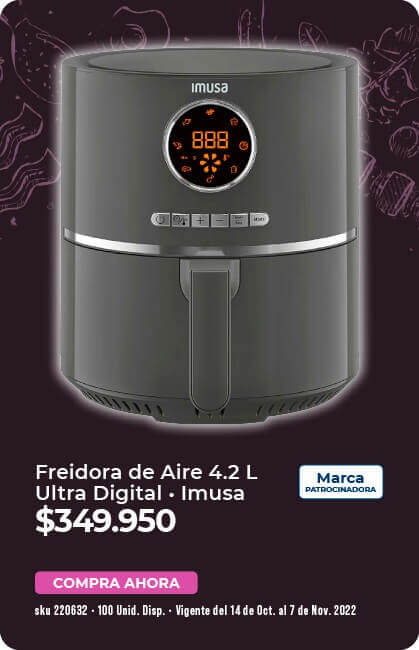 Freidora de aire 4.2L