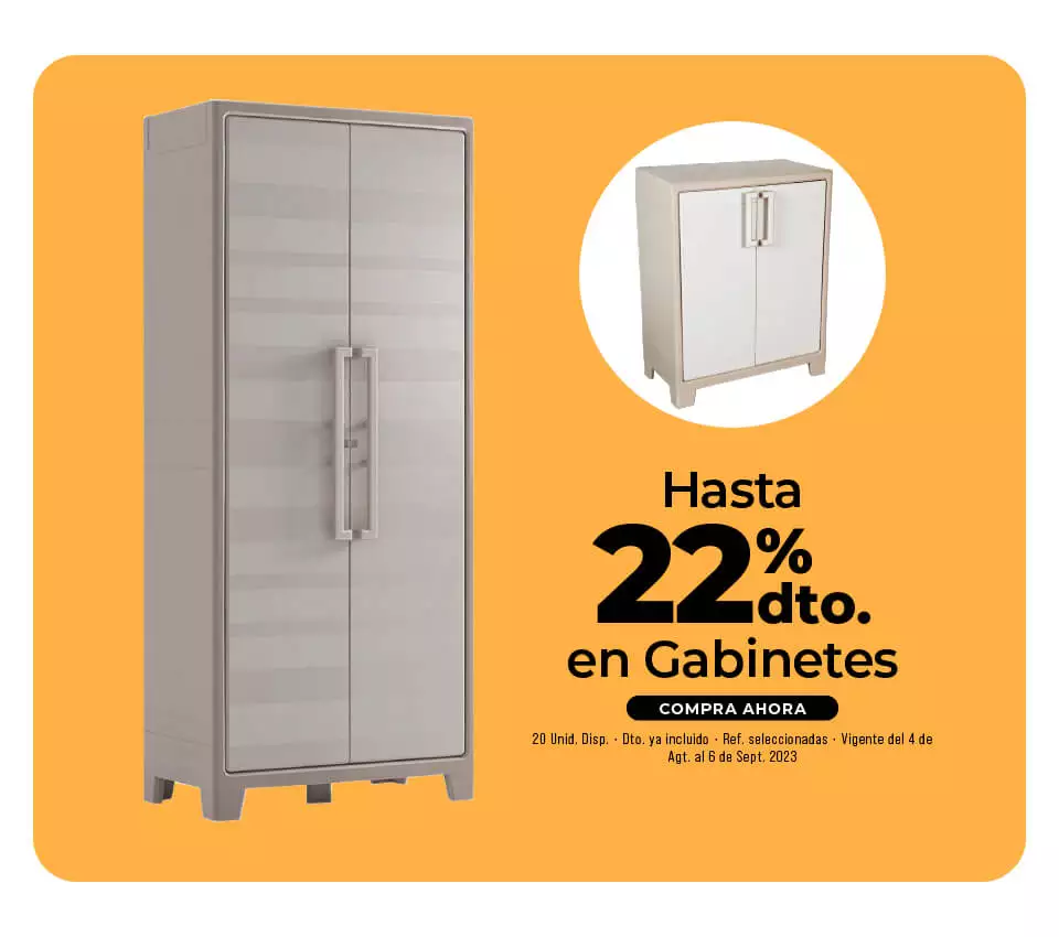 descuento en gabinetes