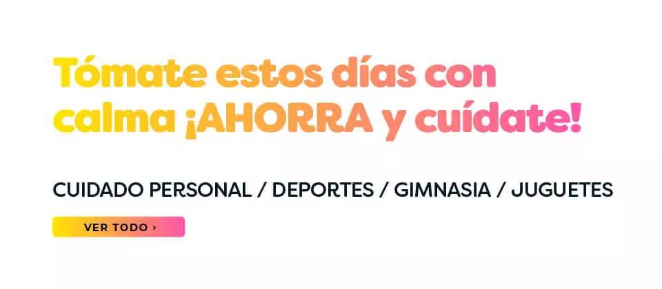 tómate estos días con calma ¡ahorra y cuídate!