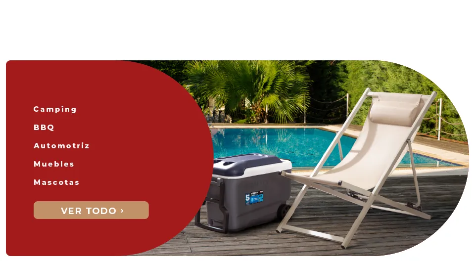 camping, bbq, automotriz, muebles, mascotas