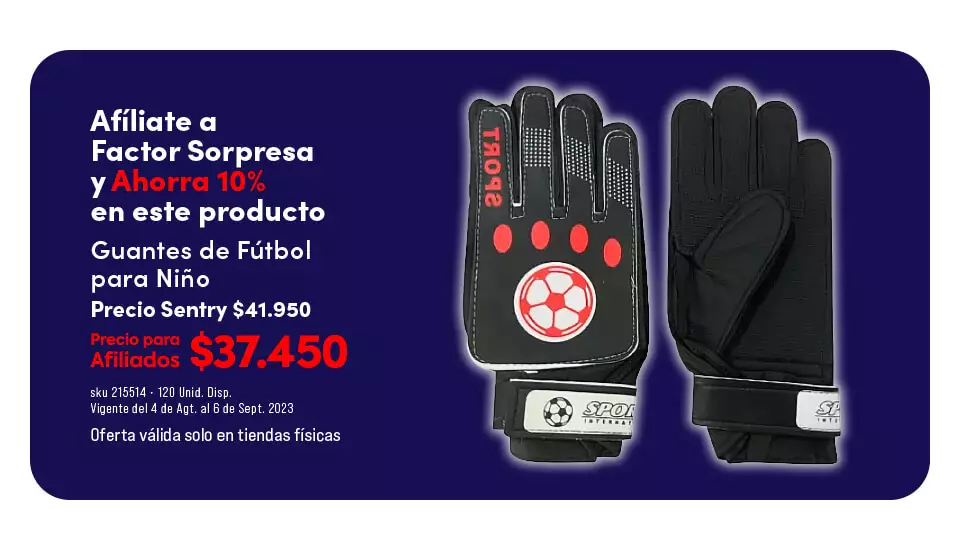guantes de futbol