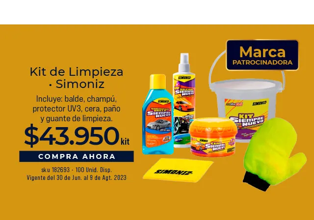 kit de limpieza simoniz