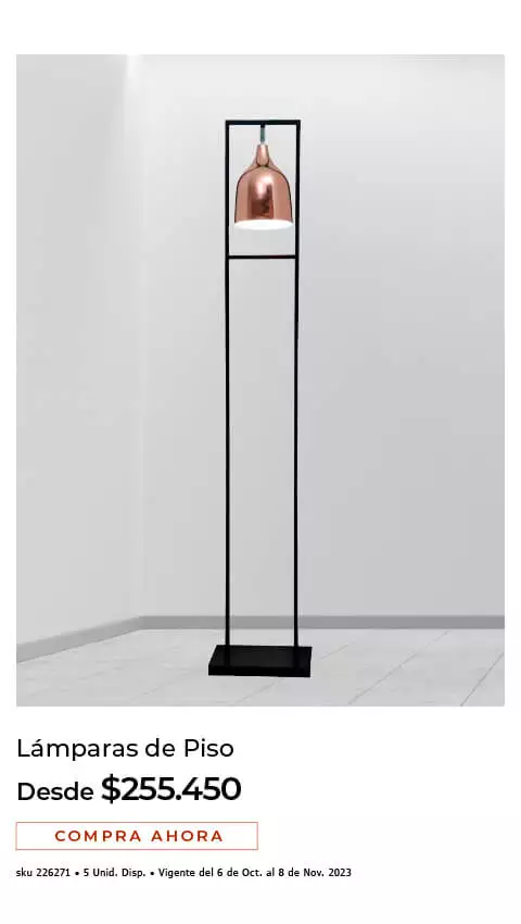Lámparas de piso