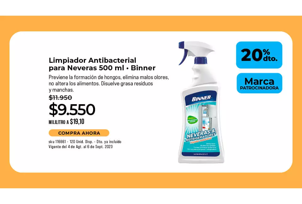 limpiador antibacterial