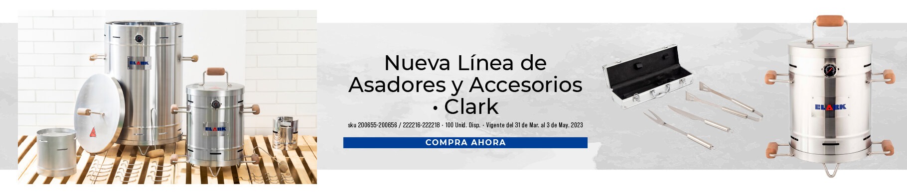 nueva línea de asadores y accesorios
