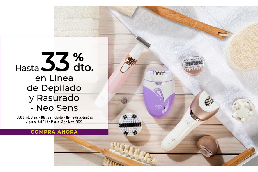 línea de depilación y rasurado