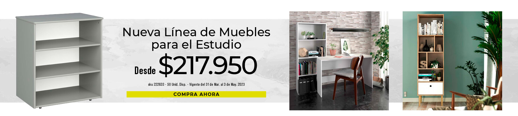 nueva línea de muebles para el estudio