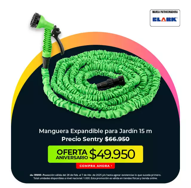 manguera expandible para jardin 15m