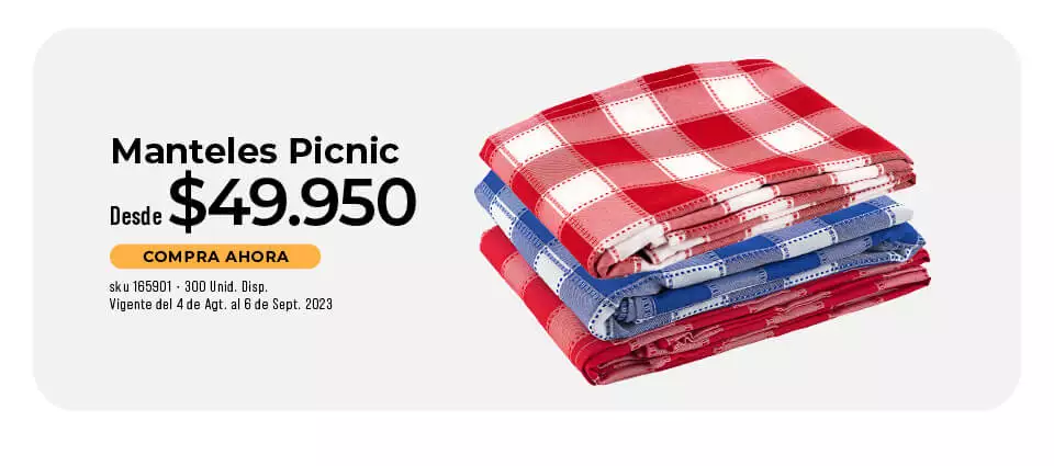 manteles picnic
