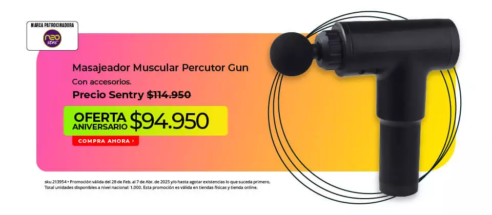 masajeador muscular percutor GUN