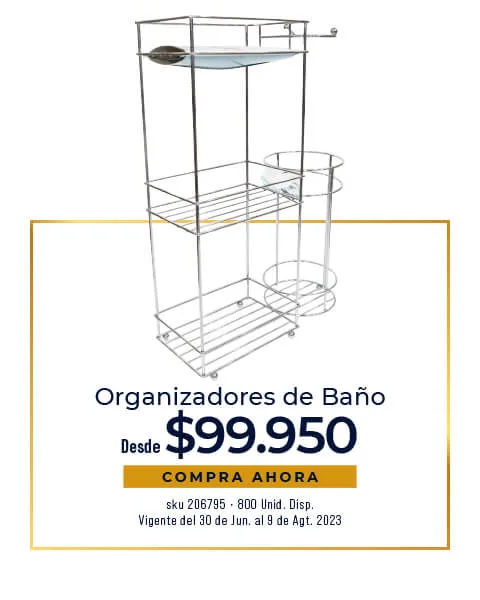 organizadores de baño