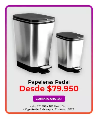 Papelera pedal
