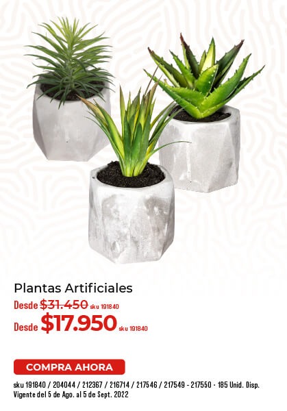 Plantas artificiales