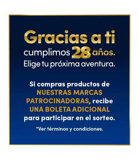 Gracias a ti 28 años