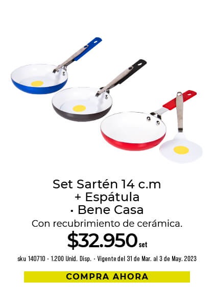 set sartén 14cm