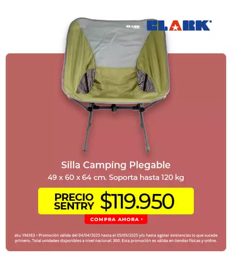silla camping plegable