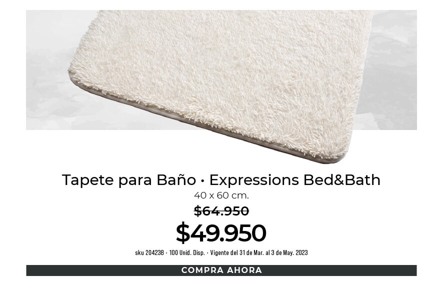 tapete para baño