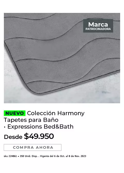 tapete para baño