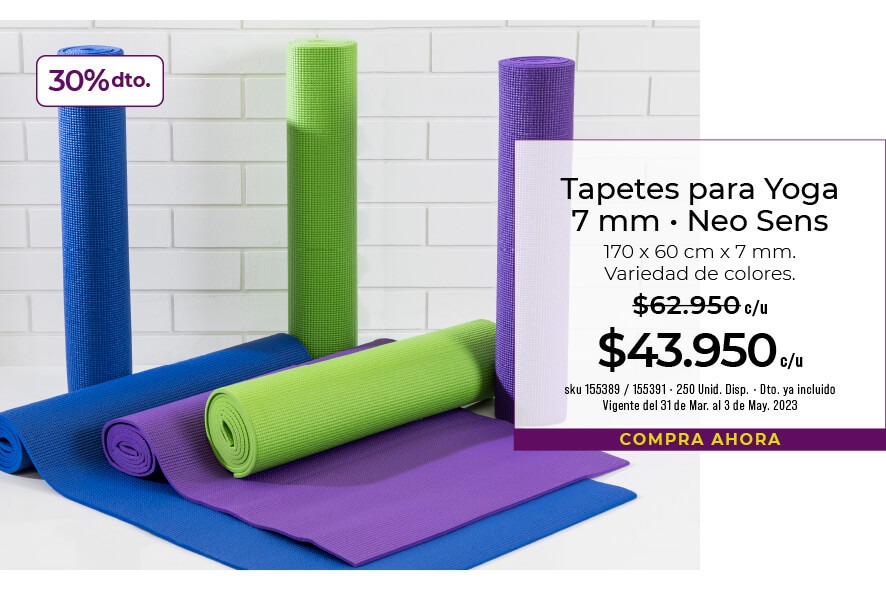 tapetes para yoga 7mm